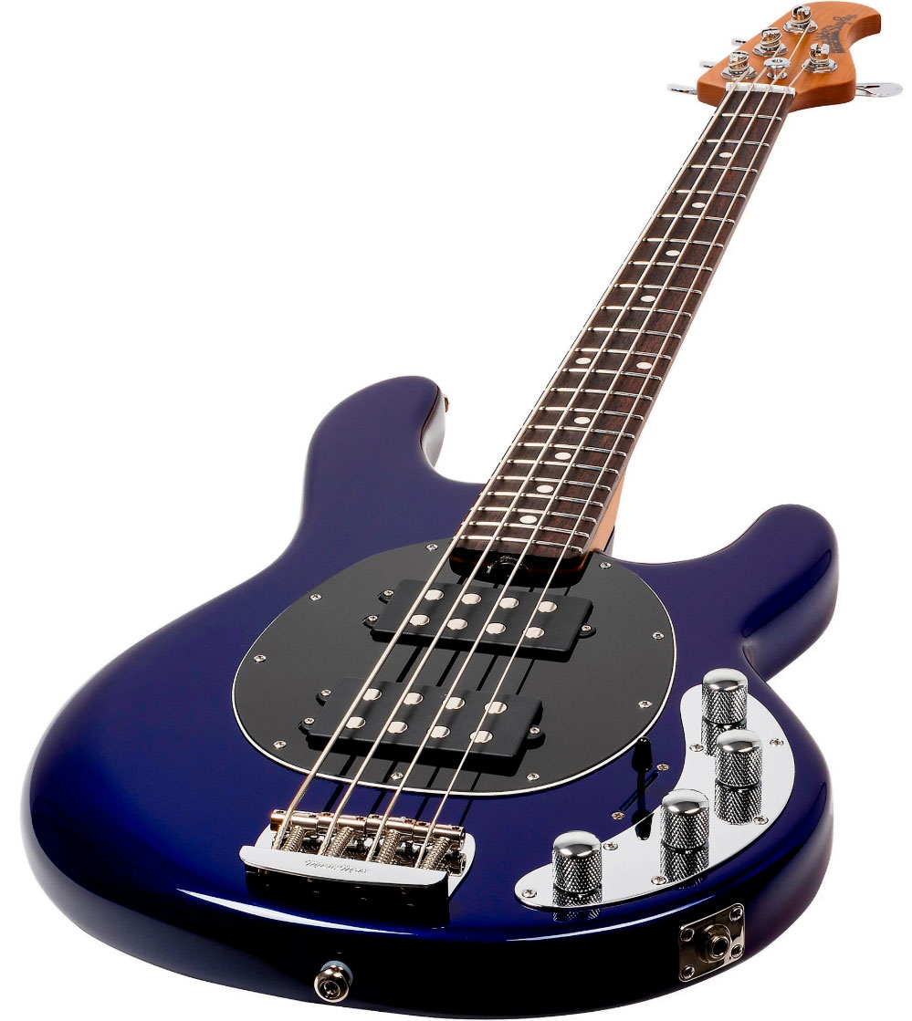 Music Man Stingray Special Hh Active Rw +housse - Butane Blue - Solidbody E-bass - Variation 2