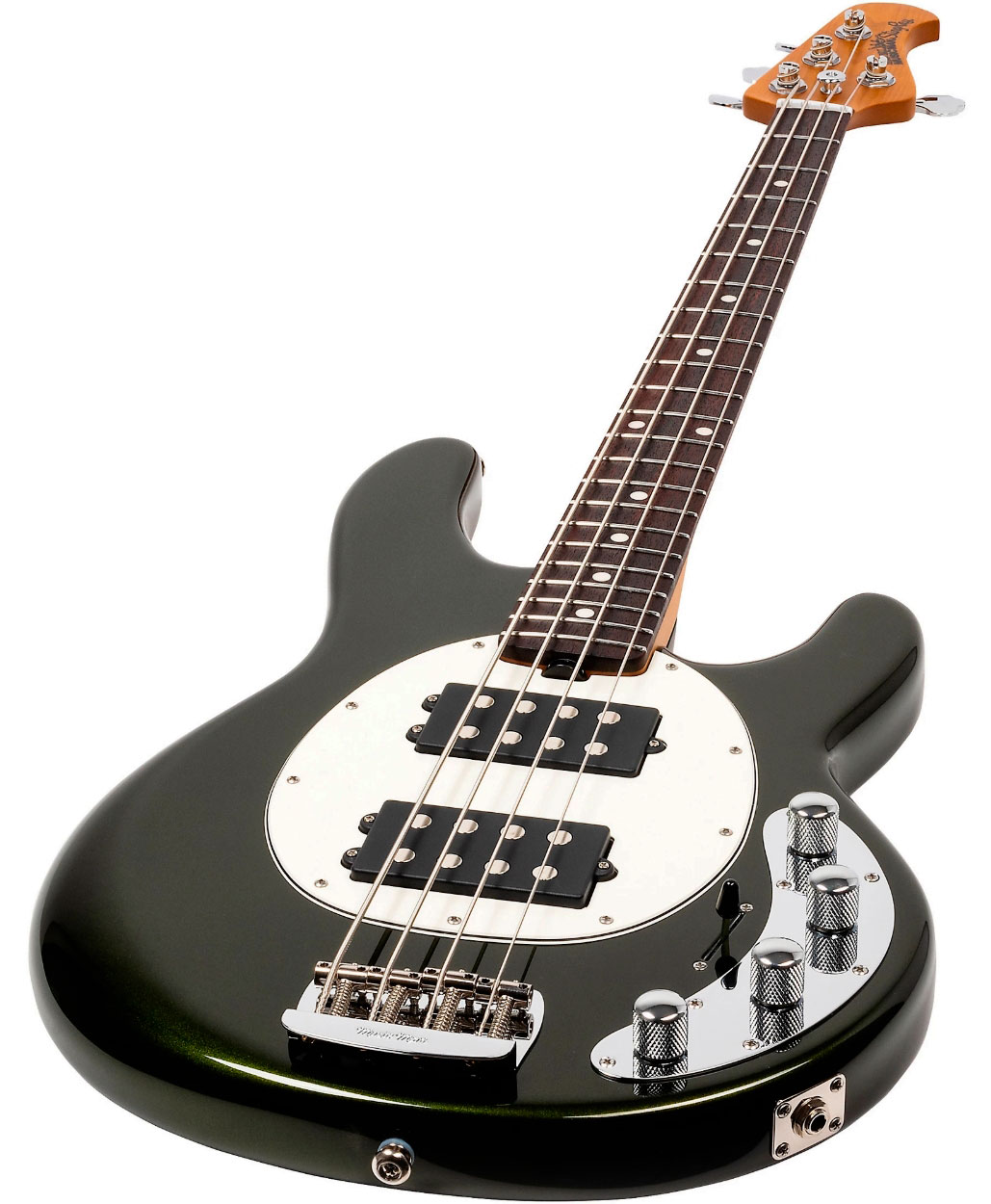 Music Man Stingray Special Hh Active Rw +housse - Fallout Green - Solidbody E-bass - Variation 2