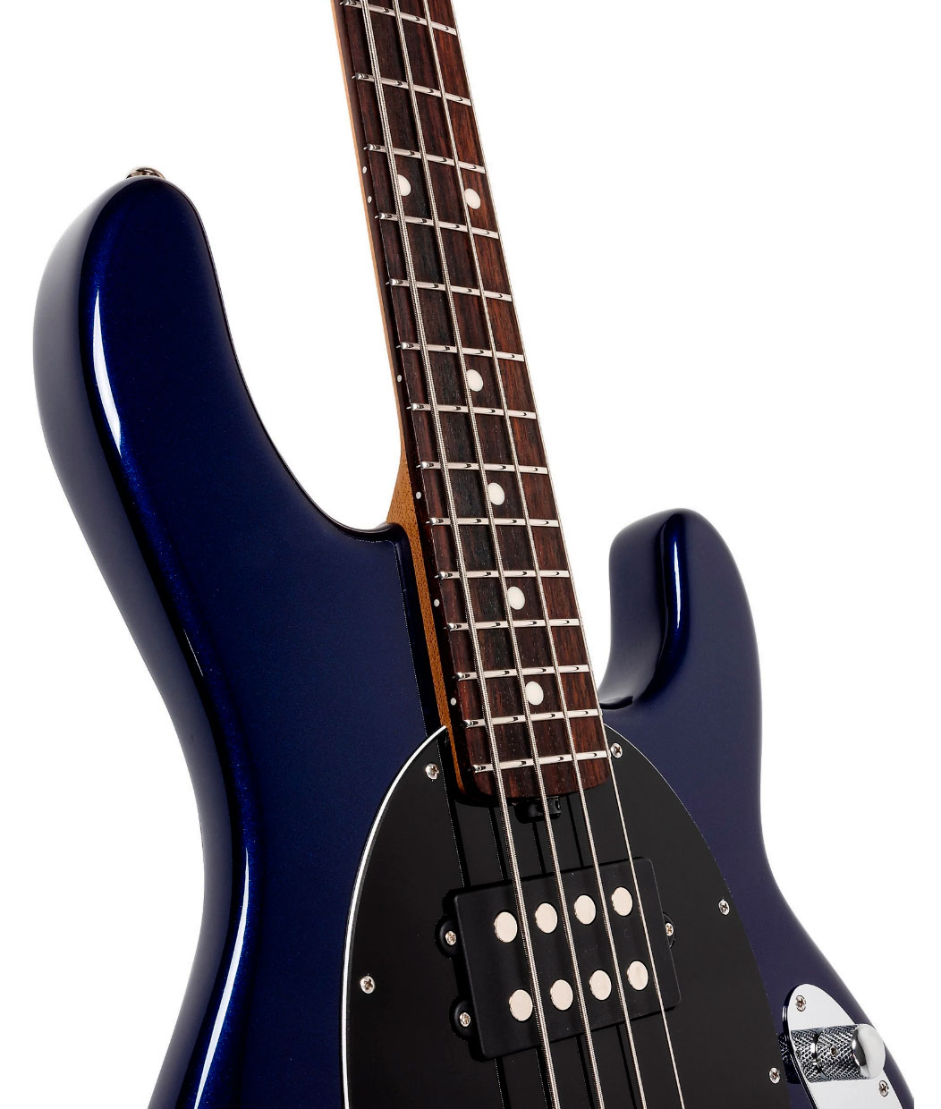 Music Man Stingray Special Hh Active Rw +housse - Butane Blue - Solidbody E-bass - Variation 3