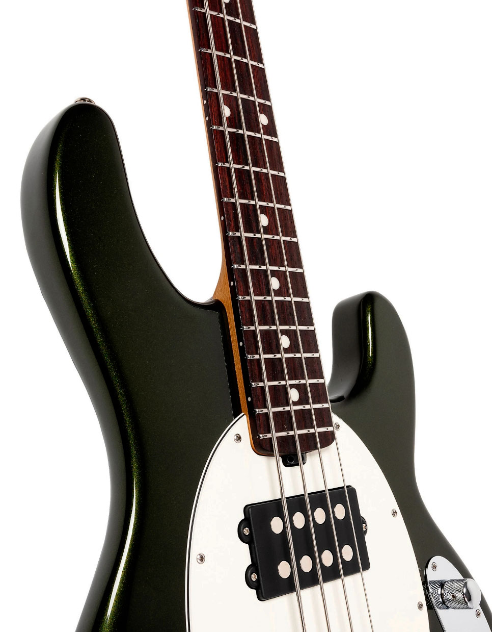 Music Man Stingray Special Hh Active Rw +housse - Fallout Green - Solidbody E-bass - Variation 3