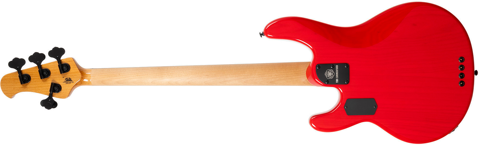 Music Man Tim Commerford Stingray Bass Active Signature Eb - Caliper Red - Solidbody E-bass - Variation 1