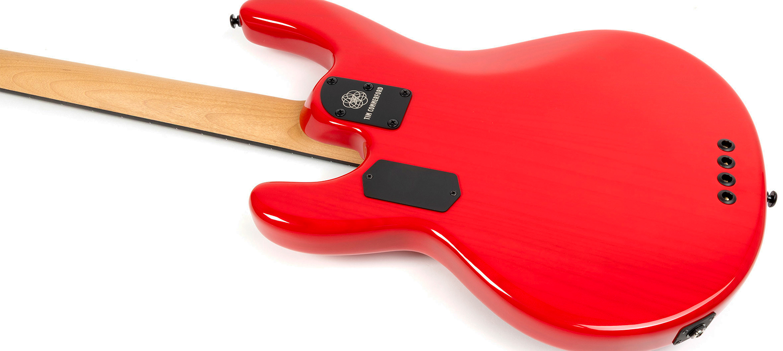 Music Man Tim Commerford Stingray Bass Active Signature Eb - Caliper Red - Solidbody E-bass - Variation 5