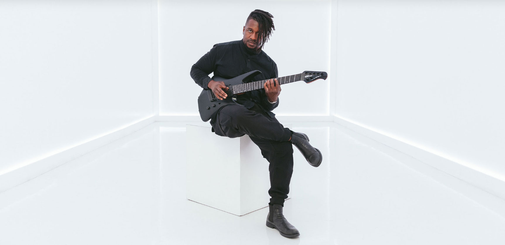 Music Man Tosin Abasi Kaizen 7c Signature Multiscale 2h Trem Eb - Mint - Multi-Scale Guitar - Variation 3