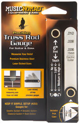 Werkzeugset Music nomad Precision shim for Truss Rod adjustment, capo pick included