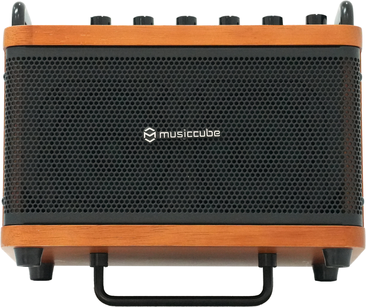 Musiccube Tiny Box D2 Dark Oak Wood - Mobile PA-Systeme - Main picture