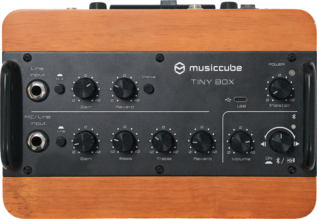 Musiccube Tiny Box D2 Dark Oak Wood - Mobile PA-Systeme - Variation 1