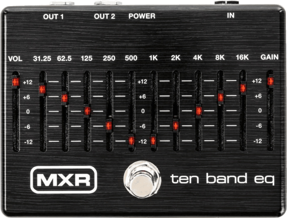 Mxr Ten Band Eq M108s Ltd Black - Equalizer & Enhancer Effektpedal - Main picture