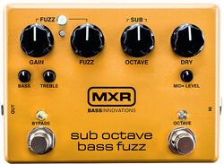Overdrive/distortion/fuzz effektpedal Mxr Sub Octave Bass Fuzz M287