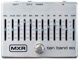 Equalizer & enhancer effektpedal Mxr Ten Band EQ M108S