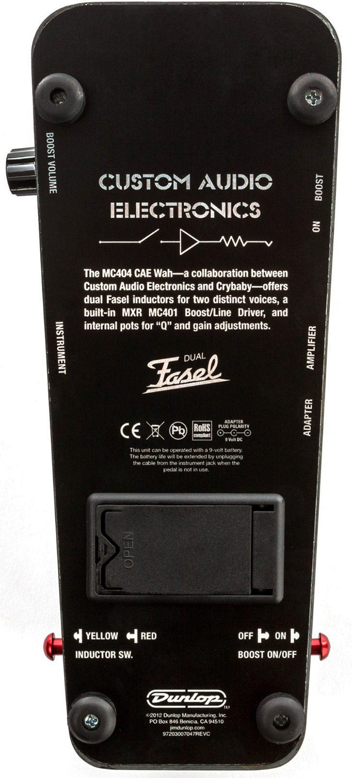 Mxr Mc404 Cae Wah - Kompressor/Sustain/Noise gate Effektpedal - Variation 9