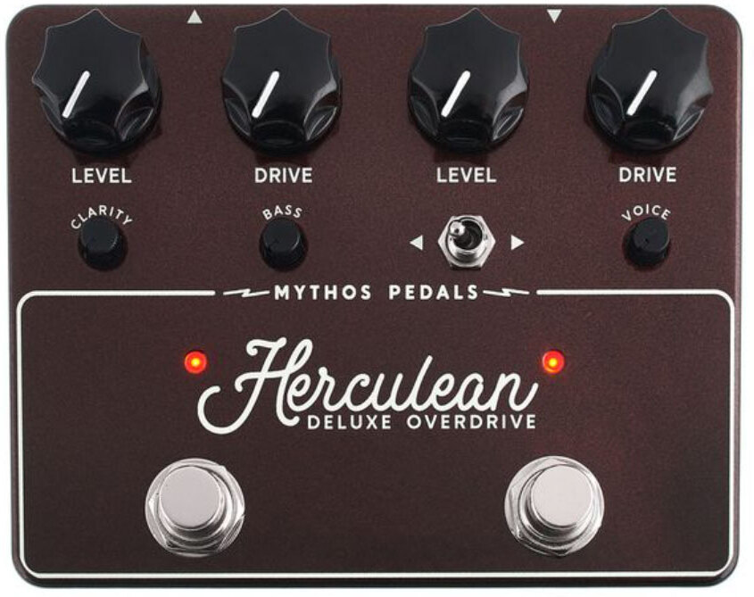 Mythos Pedals Herculean Deluxe Overdrive - Overdrive/Distortion/Fuzz Effektpedal - Main picture