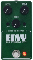 Overdrive/distortion/fuzz effektpedal Mythos pedals NV-9 Envy Pro Overdrive