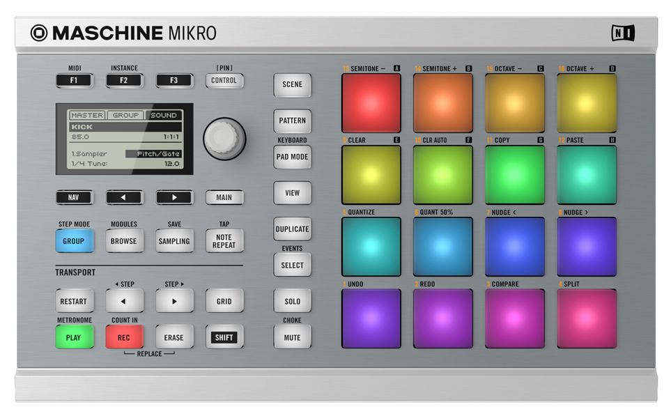 Native Instruments Maschine Mikro Mk2 White - Midi Controller - Variation 2
