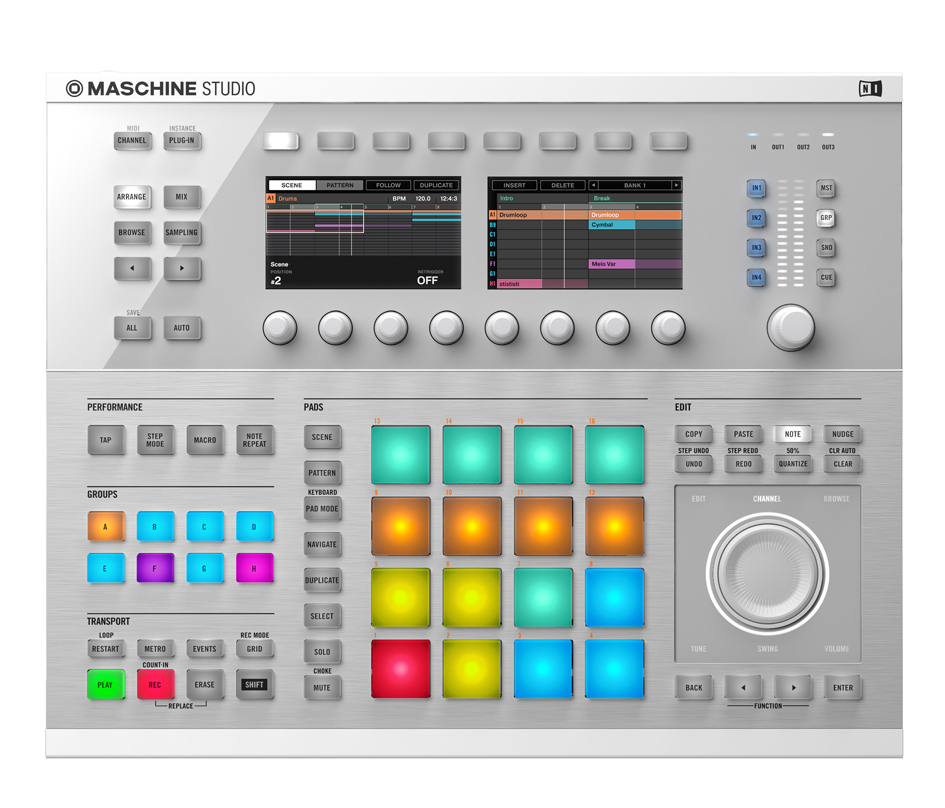 Native Instruments Maschine Studio Blanc - Midi Controller - Variation 3