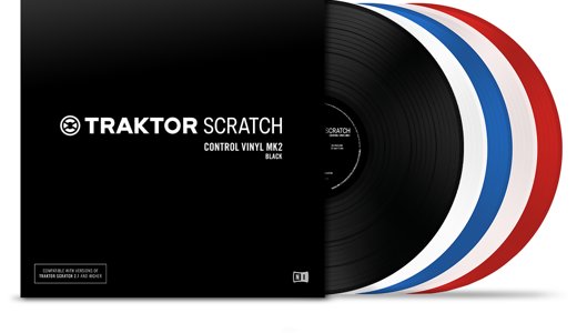 Native Instruments Traktor Scratch Vinyl Noir Mk2 - Timecode Vinyl - Variation 2
