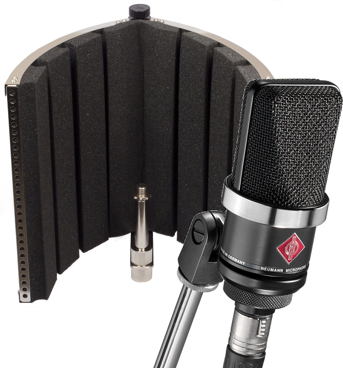 Neumann Tlm 102 Bk  + X-screen - Mikrofon Set mit Ständer - Main picture