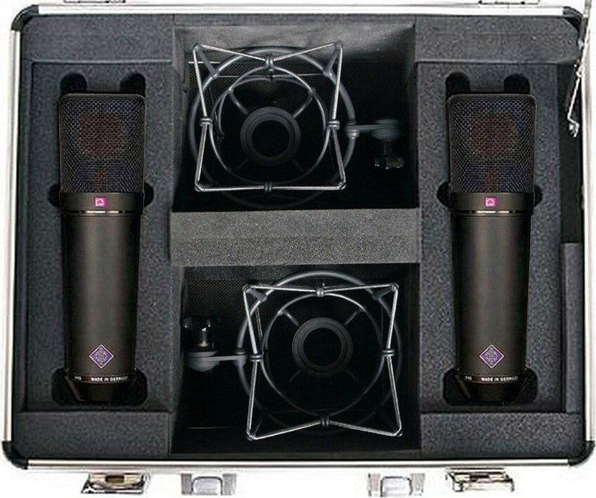 Neumann U87 Ai Mt Stereo Avec Suspension Et Valise - - Kabelgebundenes Mikrofon Set - Main picture