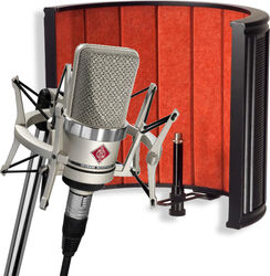 Mikrofon set mit ständer Neumann TLM 102 Studio Set + X-TONE X-Screen Pro