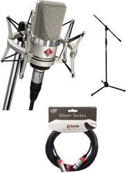 Mikrofon set mit ständer Neumann TLM 102 Studio Set + xh 6000 Pied Micro + Xlr Xlr 6M