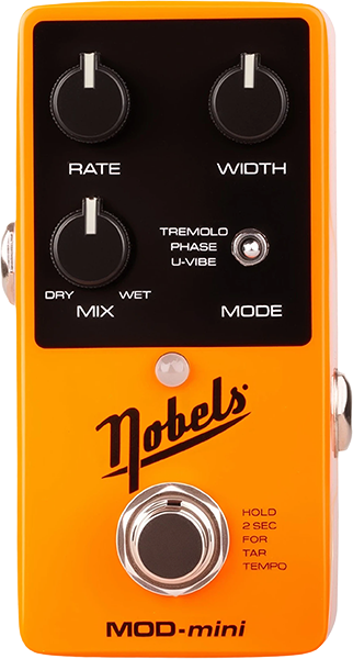 Nobels Mod-mini - Modulation/Chorus/Flanger/Phaser & Tremolo Effektpedal - Main picture