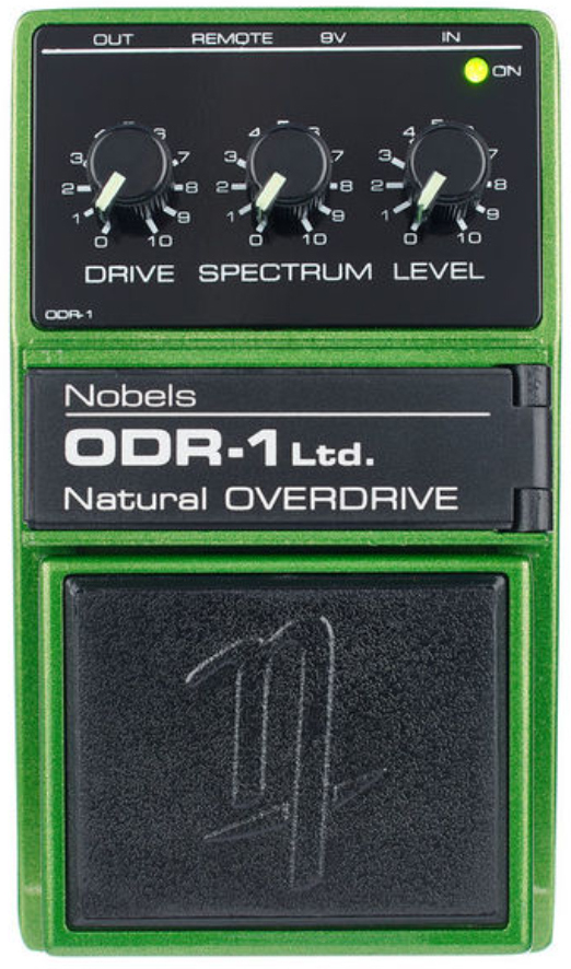 Nobels Odr-1 Ltd Natural Overdrive Dark Sparkle Green - Overdrive/Distortion/Fuzz Effektpedal - Main picture
