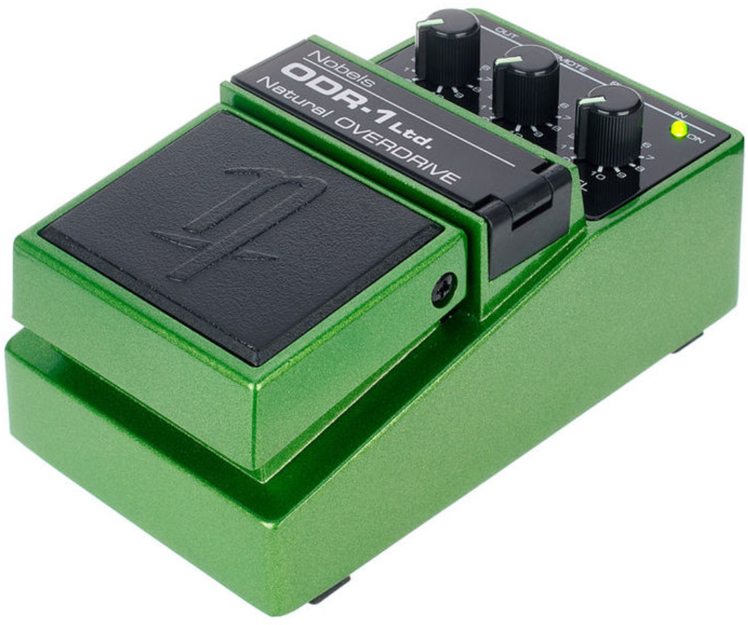 Nobels Odr-1 Ltd Natural Overdrive Dark Sparkle Green - Overdrive/Distortion/Fuzz Effektpedal - Variation 1