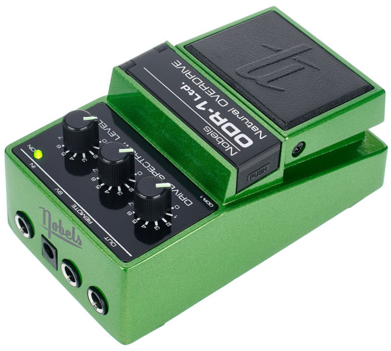 Nobels Odr-1 Ltd Natural Overdrive Dark Sparkle Green - Overdrive/Distortion/Fuzz Effektpedal - Variation 2