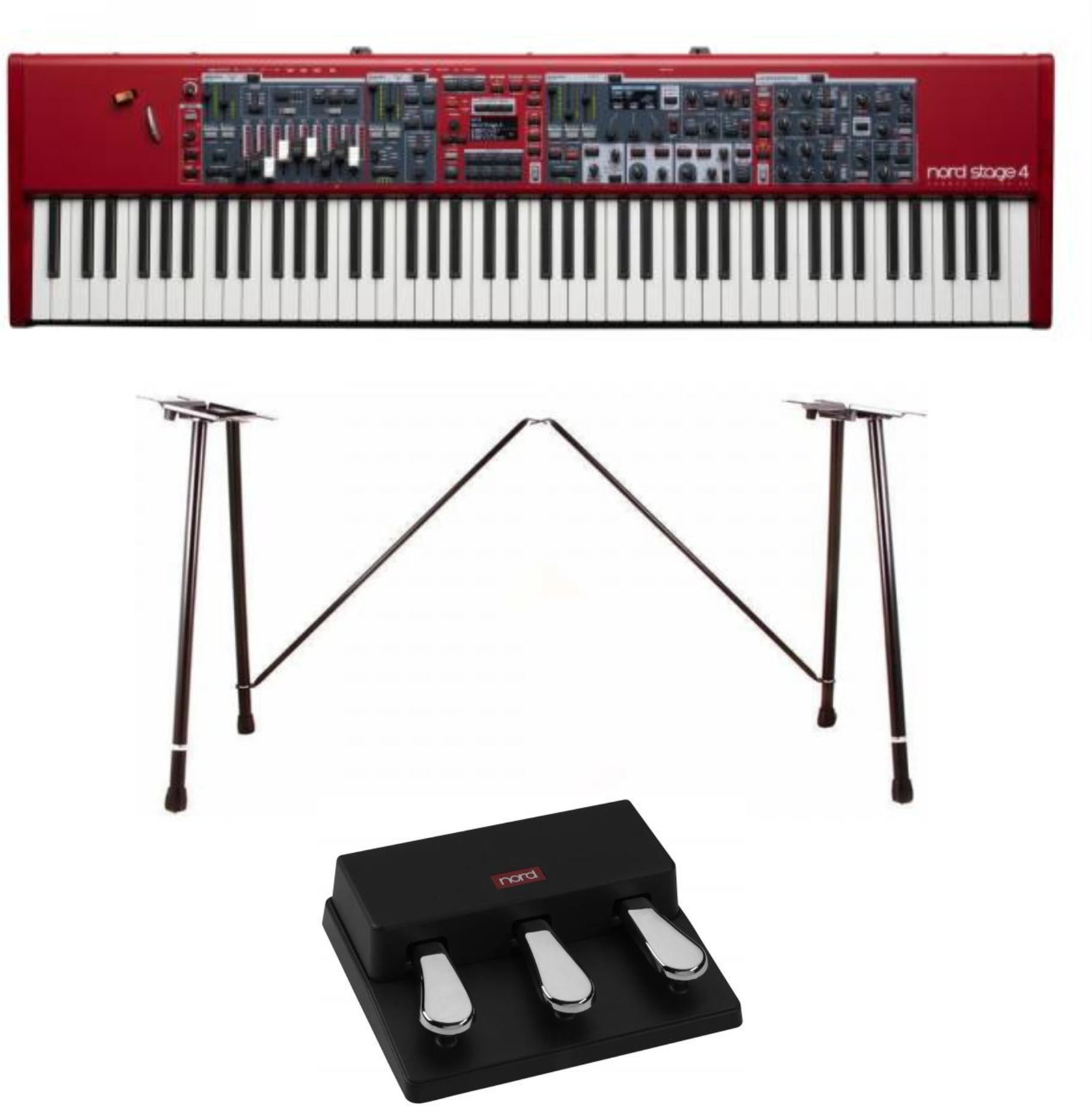 Nord Stage 4 88 + Triple Pedal 2 + Sup Pour Nord - Stagepiano - Main picture