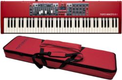 Klaviere set Nord ELECTRO 6D 73 Rouge + Housse NORD SOFTCASE2