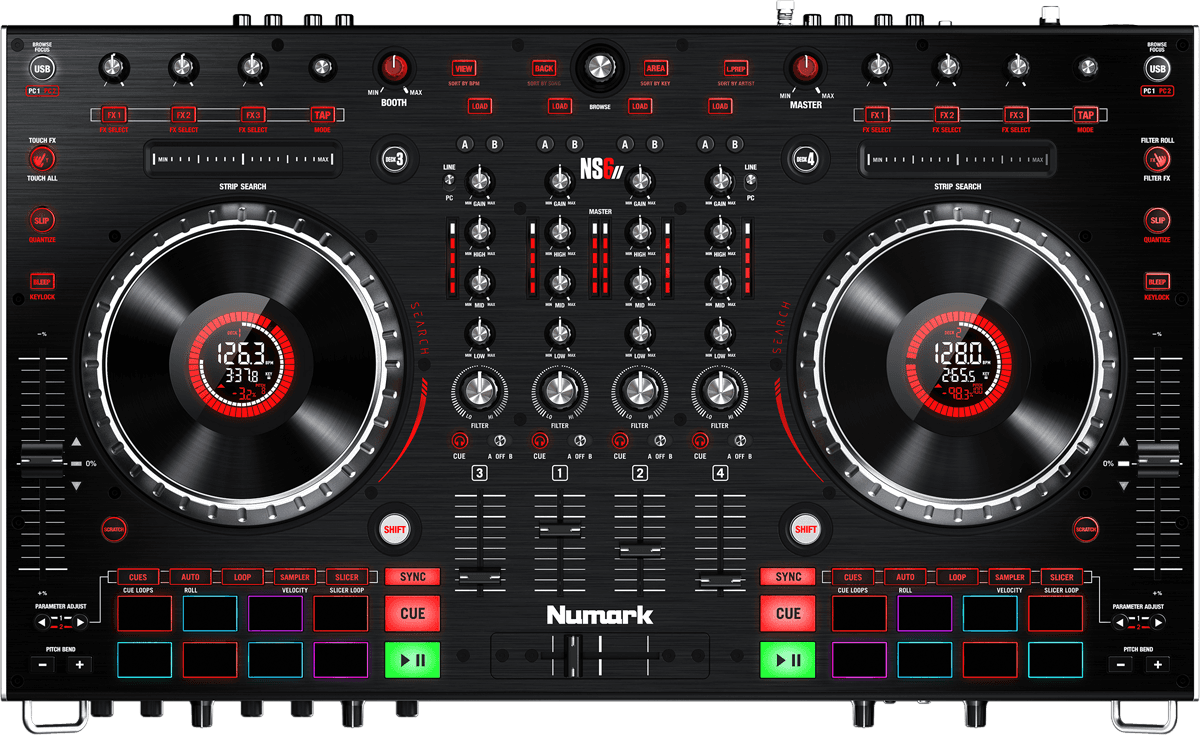 Numark Ns6ii - USB DJ-Controller - Main picture