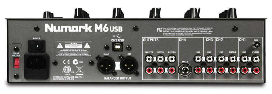 Numark M6usb - DJ-Mixer - Variation 1