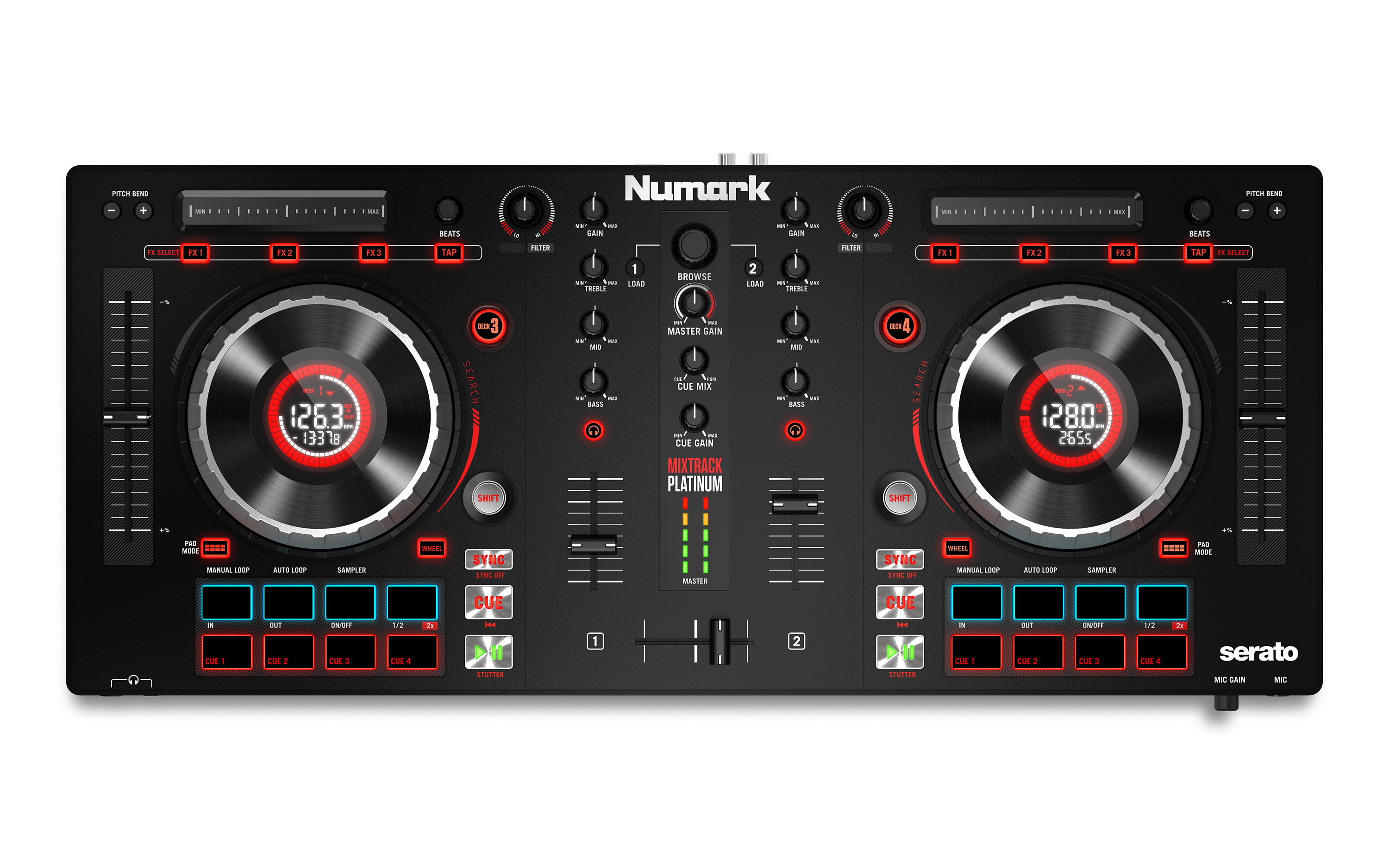 Numark Mixtrack Platinum + Numark Mixtrack Case - DJ Sets - Variation 1