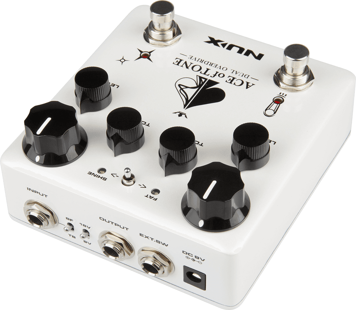 Nux Ace Of Tone Dual Overdrive - Overdrive/Distortion/Fuzz Effektpedal - Variation 2