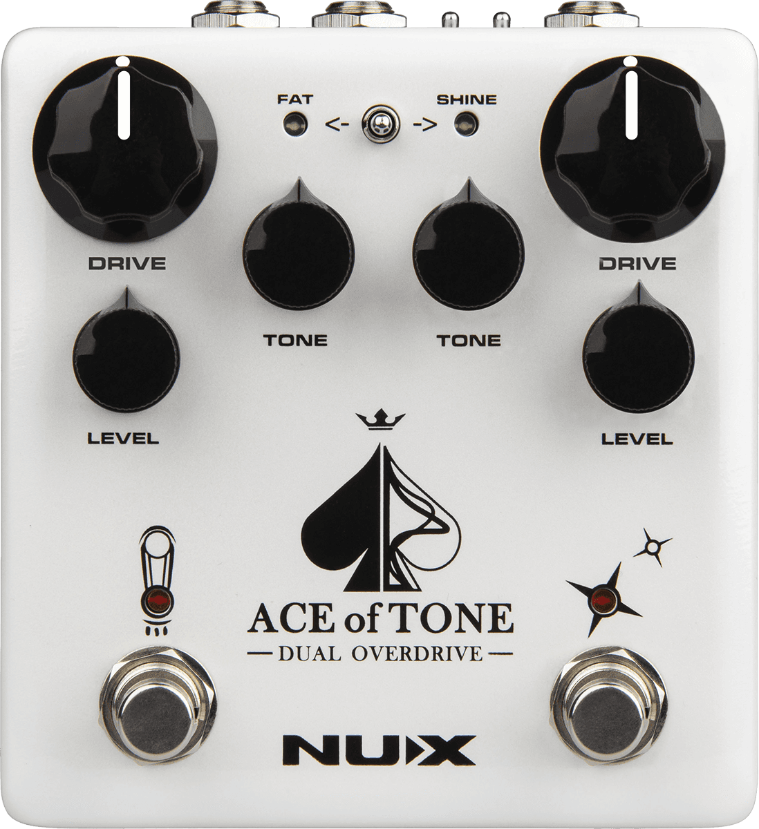 Nux Ace Of Tone Dual Overdrive - Overdrive/Distortion/Fuzz Effektpedal - Main picture