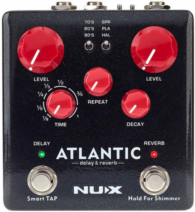 Nux Atlantic Ndr-5 Delay Reverb Verdugo - Reverb/Delay/Echo Effektpedal - Main picture