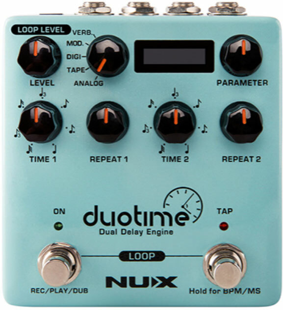 Nux Duotime Ndd-6 Dual Delay Engine Verdugo - Reverb/Delay/Echo Effektpedal - Main picture