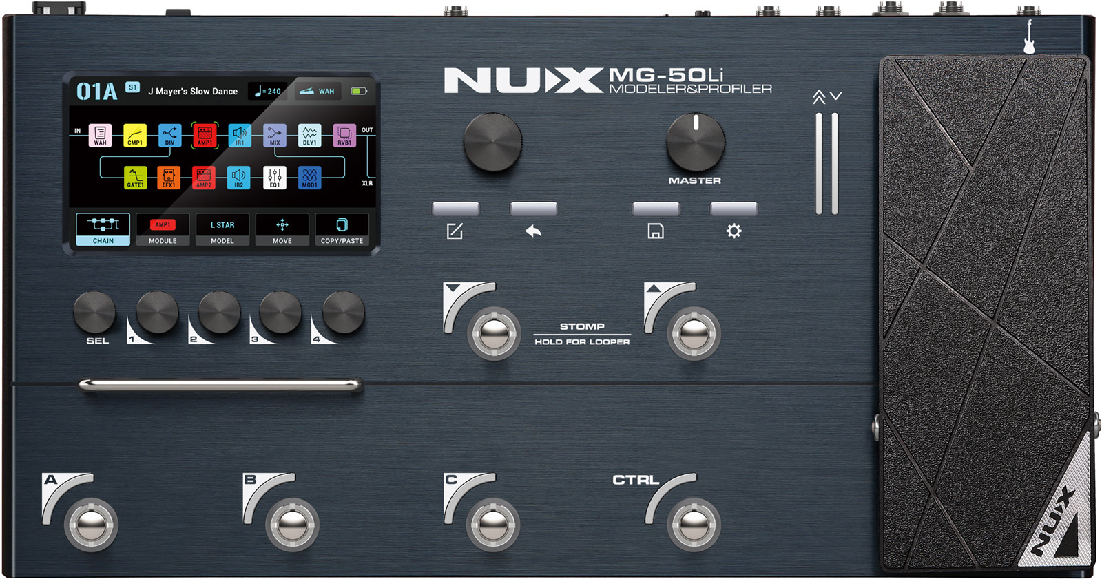 Nux Mg50 Li Guitar & Bass - Multieffektpedal - Main picture