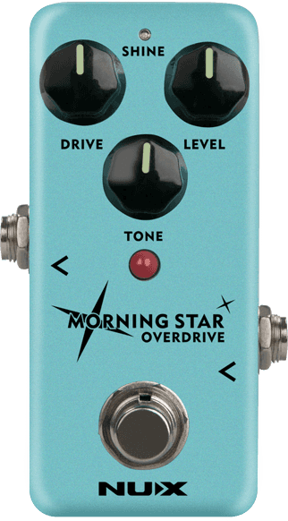 Nux Morningstar-od Mini Overdrive - Overdrive/Distortion/Fuzz Effektpedal - Main picture