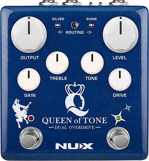 Nux Queen Of Tone Dual Overdrive - Overdrive/Distortion/Fuzz Effektpedal - Main picture