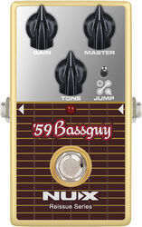Overdrive/distortion/fuzz effektpedal Nux                            '59 Bassguy