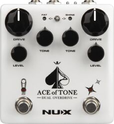 Overdrive/distortion/fuzz effektpedal Nux                            Ace Of Tone Dual Overdrive