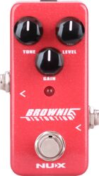 Overdrive/distortion/fuzz effektpedal Nux BROWNIE MINI CORE DISTORTION