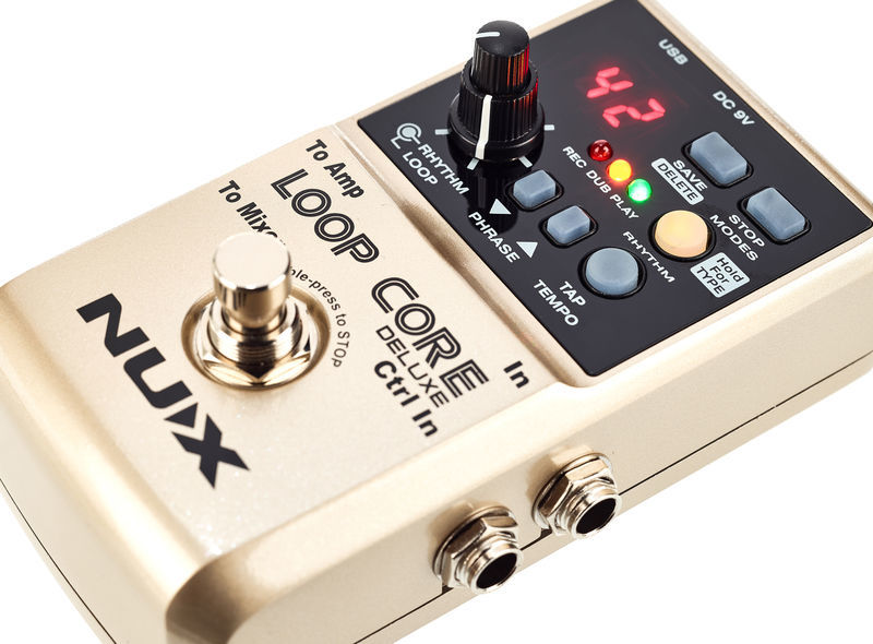 Nux Loop Core Deluxe Bundle With Nmp-2 Dual Footswitch - Looper Effektpedal - Variation 1