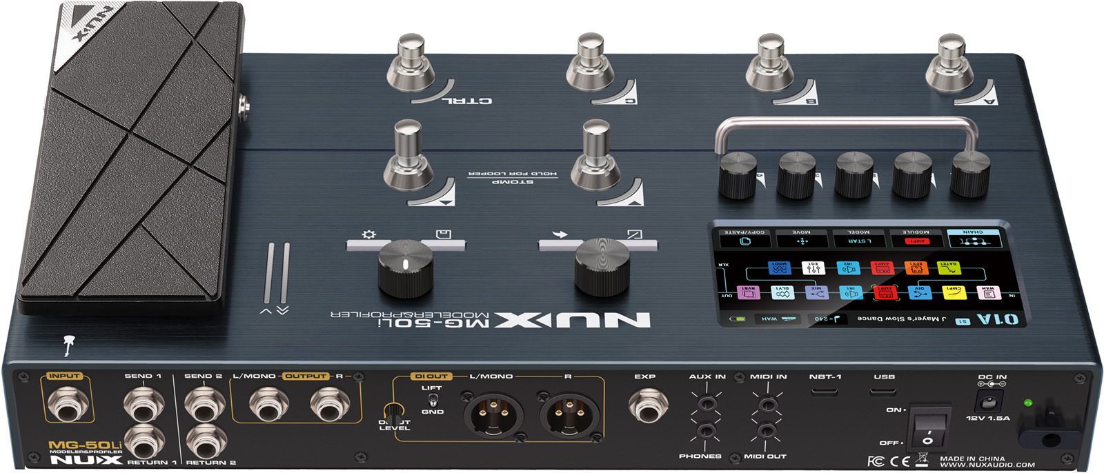 Nux Mg50 Li Guitar & Bass - Multieffektpedal - Variation 3