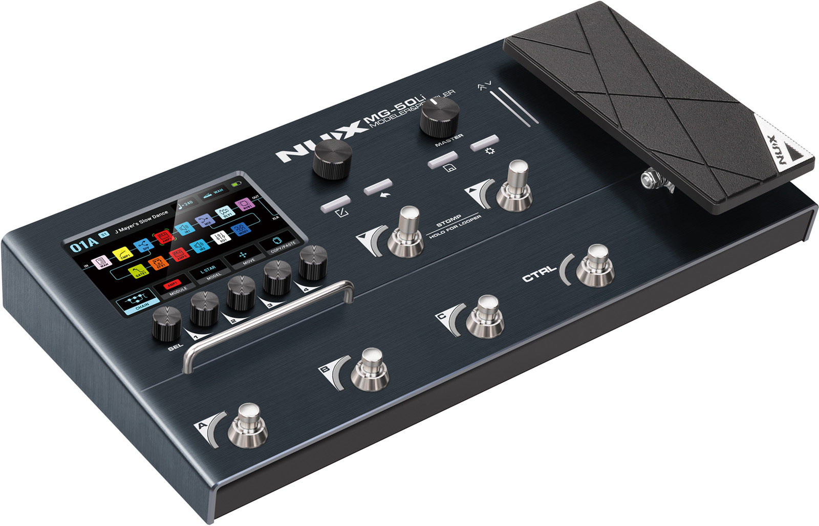 Nux Mg50 Li Guitar & Bass - Multieffektpedal - Variation 4