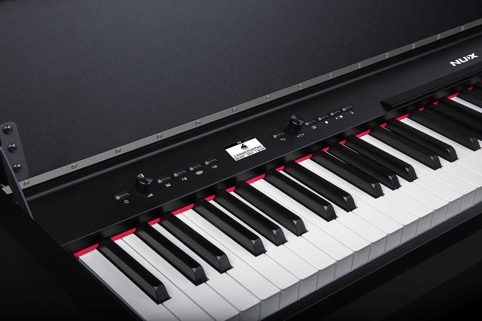 Nux Nck-330 - Noir - Digitalpiano mit Stand - Variation 5