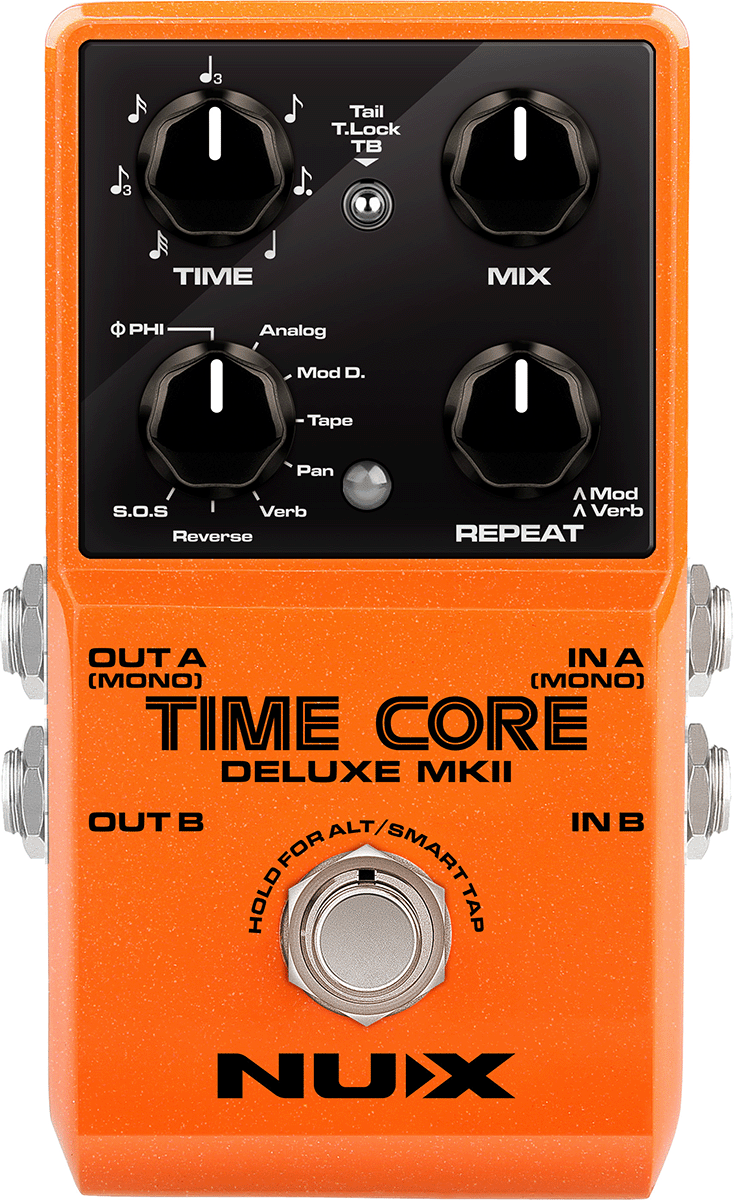 Nux Time Core Deluxe Mk2 - Reverb/Delay/Echo Effektpedal - Main picture