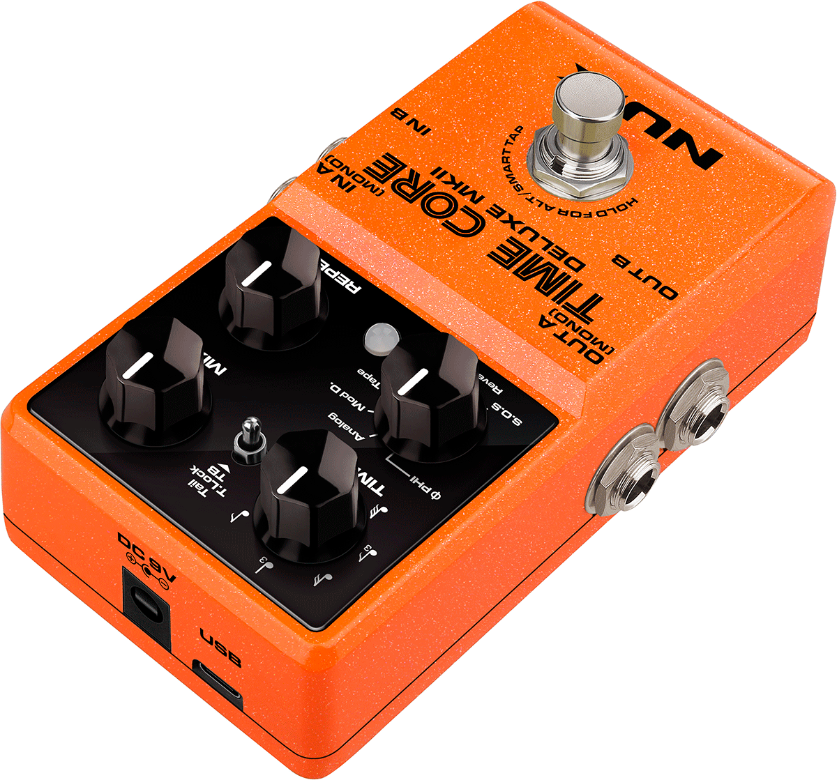 Nux Time Core Deluxe Mk2 - Reverb/Delay/Echo Effektpedal - Variation 2