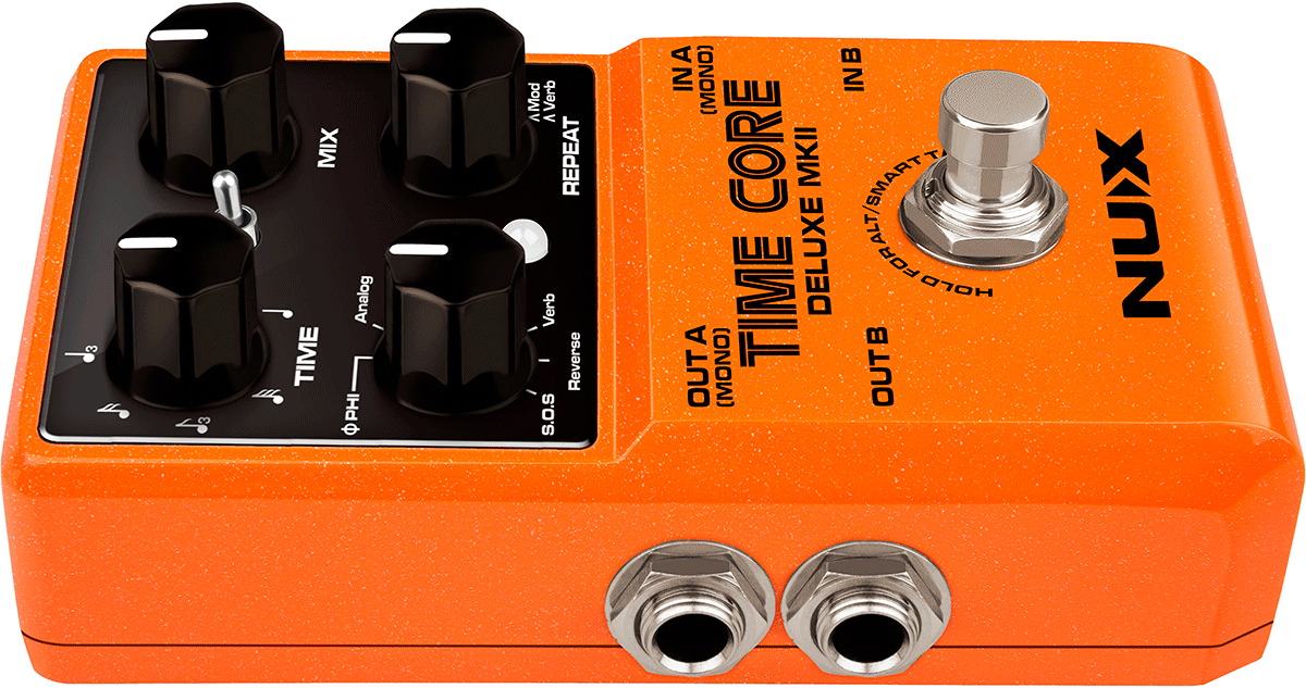 Nux Time Core Deluxe Mk2 - Reverb/Delay/Echo Effektpedal - Variation 3