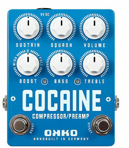 Okko Cocaine - Kompressor/Sustain/Noise gate Effektpedal - Main picture